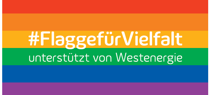 Unsere Mannschaft zeigt Flagge
