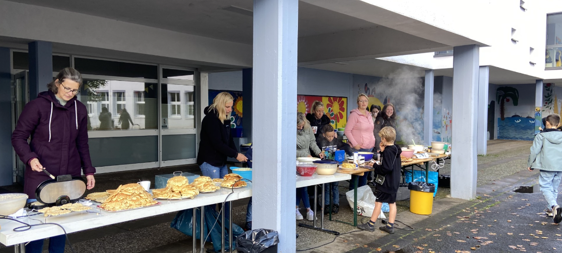 Freudenberg: Grundschule am alten Flecken backt Waffel für den guten Zweck