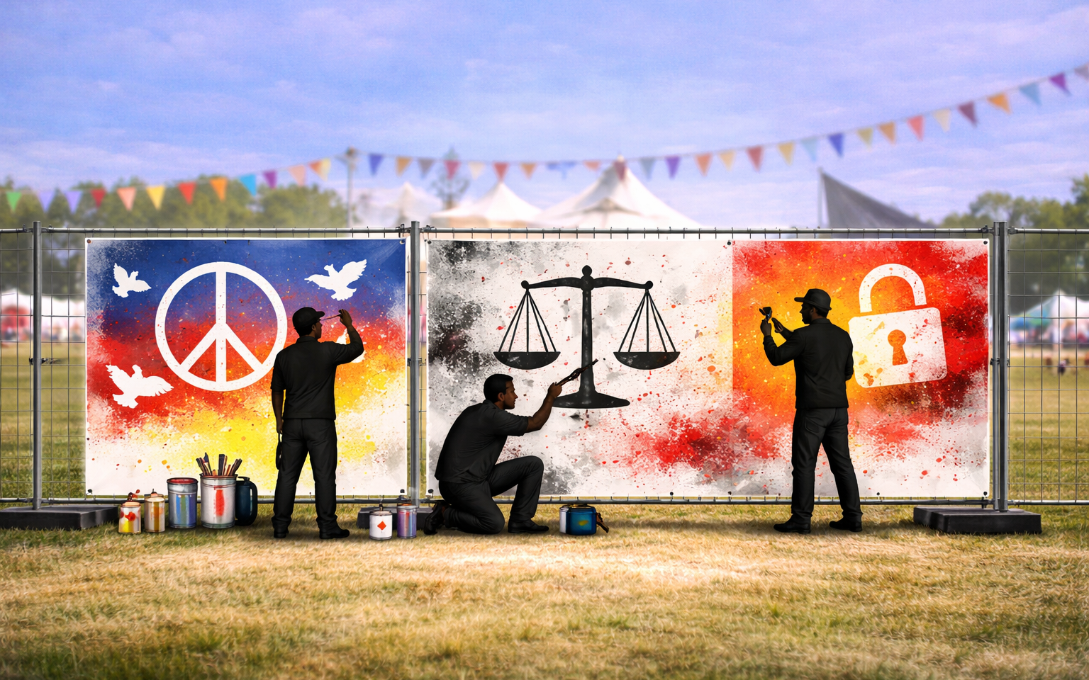 Grundgesetz-Kunst bei KulturPur