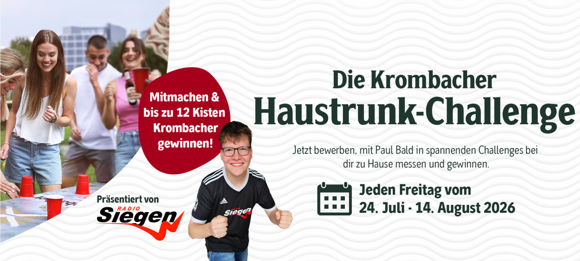 Die Krombacher Haustrunk-Challenge 2026