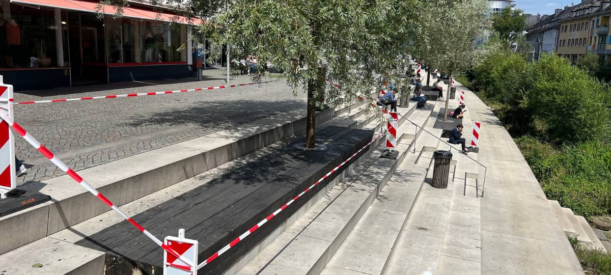 Frischekur für Bänke in Siegen